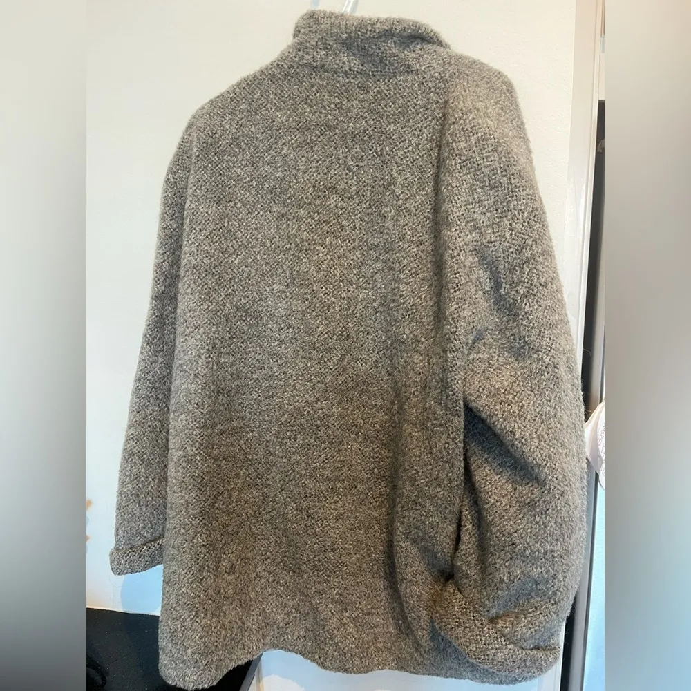 Vintage Vernissage hooded wool jacket. EUC. Gray Size undefined - Image 5