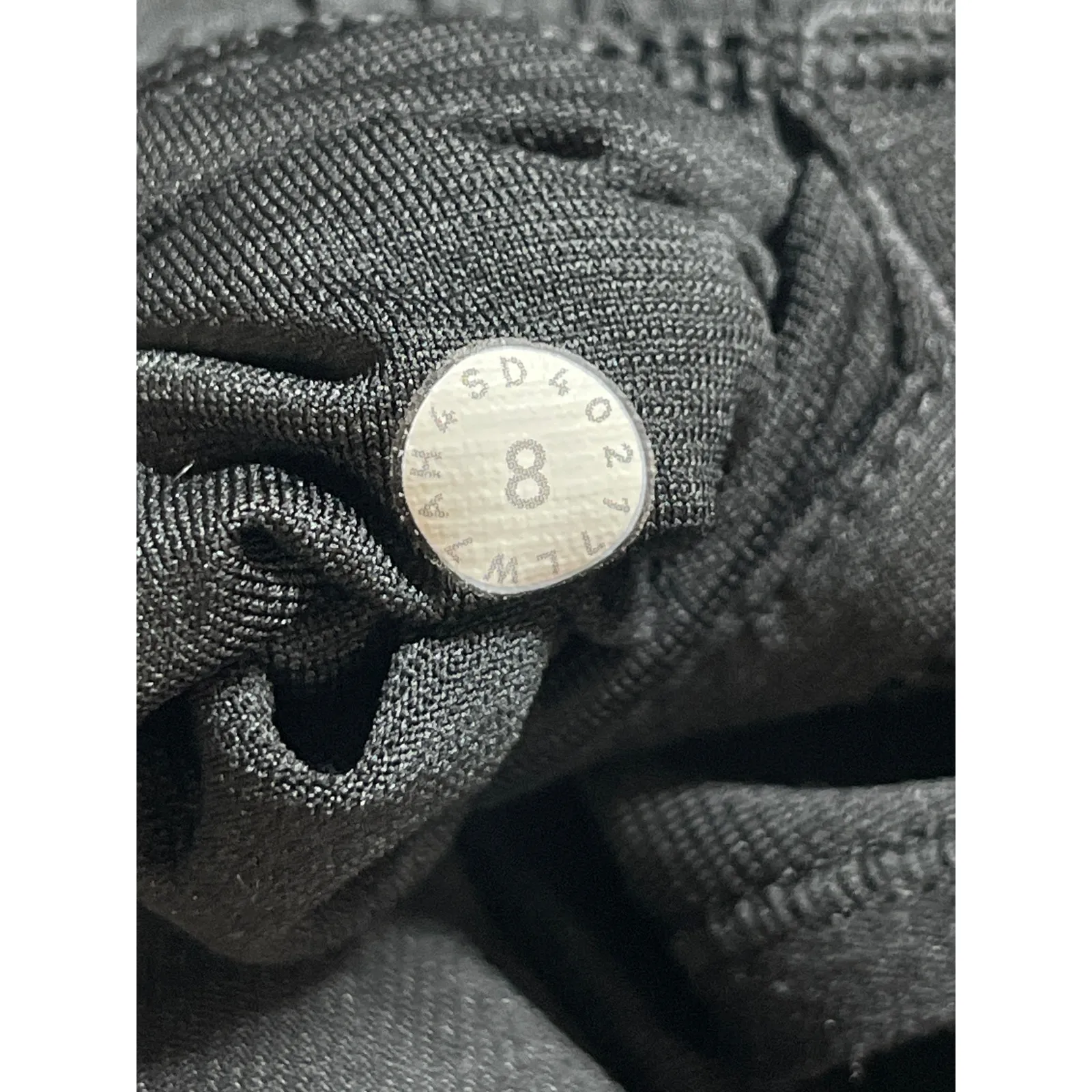 Lululemon Womens Black High Rise Elastic Waist Activewear Sweat Shorts Size 8 - Image 4