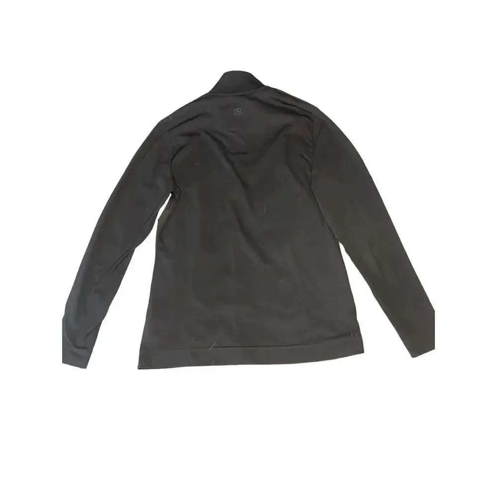 Cutter & Buck Women's XS Black/Blue Full Zip Mock Neck Moisture Wicking Jacket - Image 4