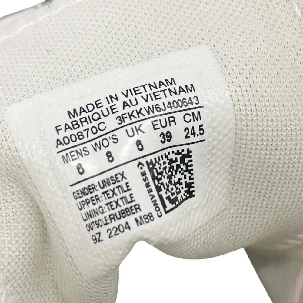 Converse All Star Lugged High Top Sneaker Women's Size 8 Black White Mens 6 - Image 6