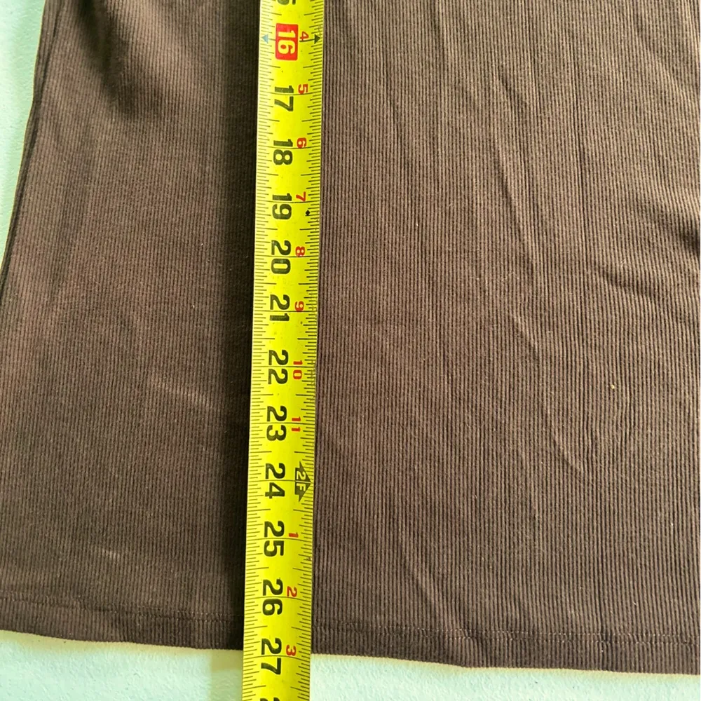 Reba Chocolate Brown Ribbed Embellished Blouse Size 2X - Image 7