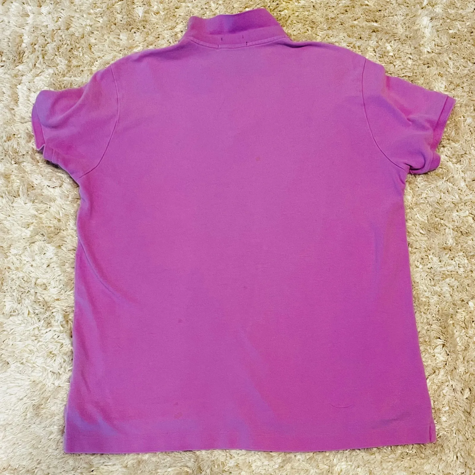 Vintage Polo Ralph Lauren Classic Fit youth XL/fits Women's Medium Purple Logo - Image 6