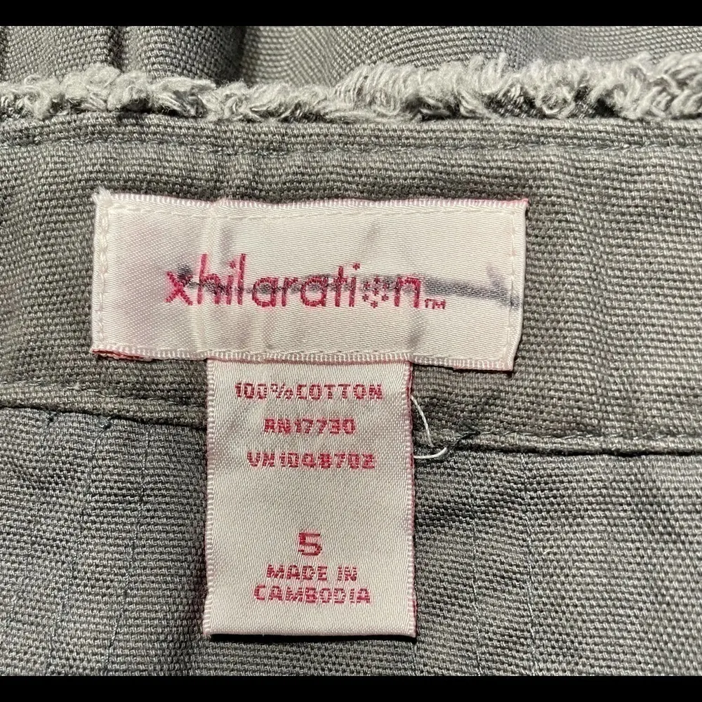 🌴 2/$12 SALE Exhilaration Target Gray Denim Mini skirt - Image 5