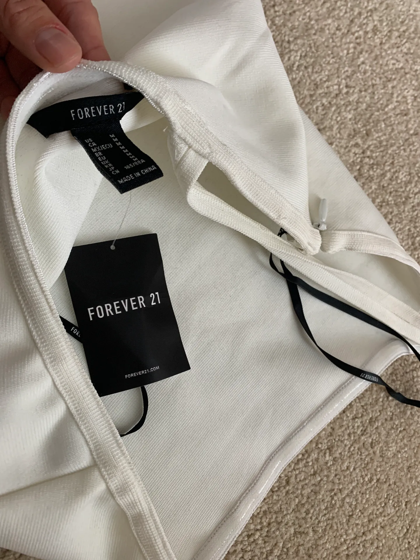 Ribbed Knit Bodycon Dress - Image 3