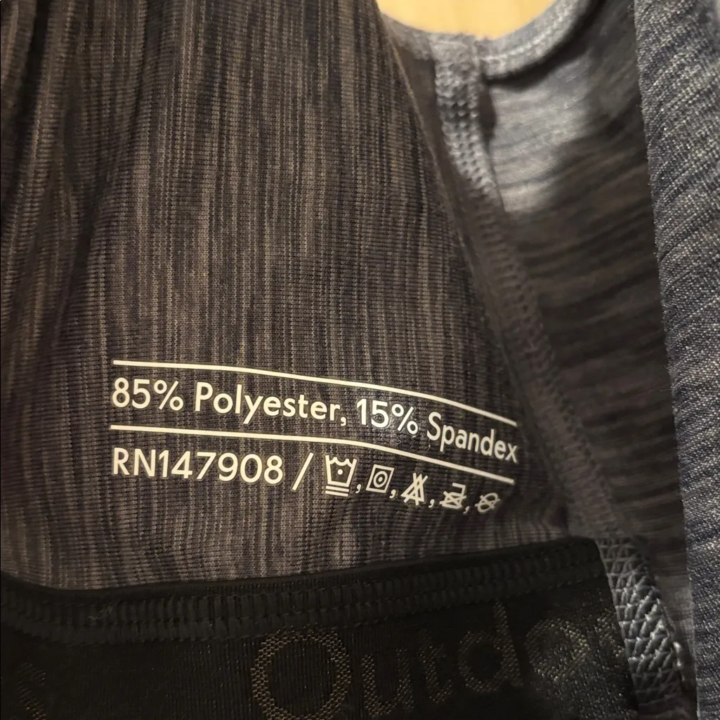 Outdoor Voices Unitard Jumpsuit Grey Heathered Athleisure Size Small - Image 9