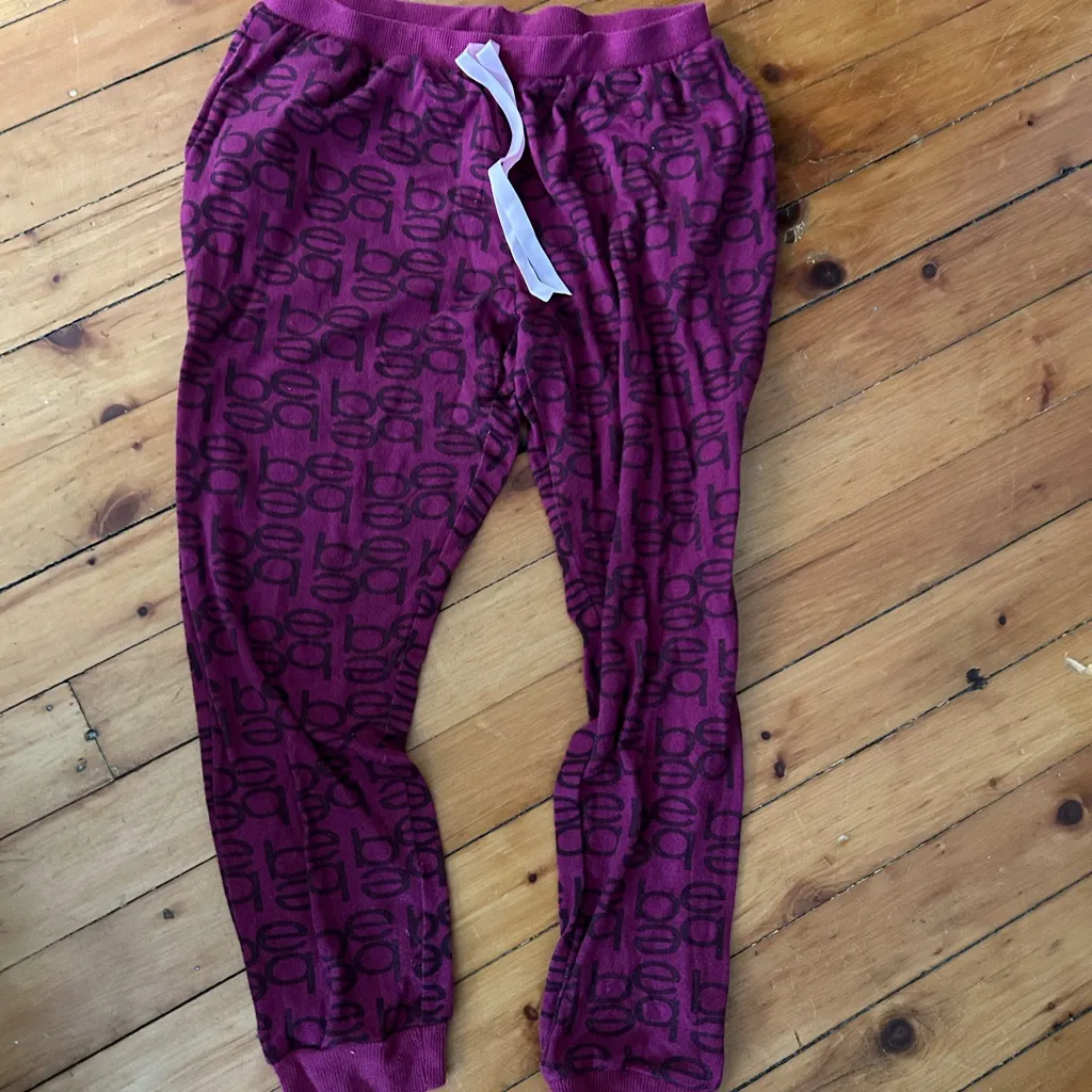☀️3/$25 bebe Sweatpants Pockets, French Terry Joggers Sweatpants Lounge Pants 2x - Image 2