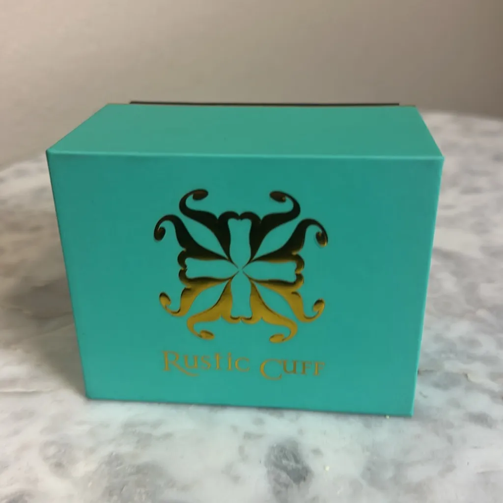 Rustic Cuff Breast Cancer Awareness Stretch Bracelet‎ Pink and Good New in Box - Image 5