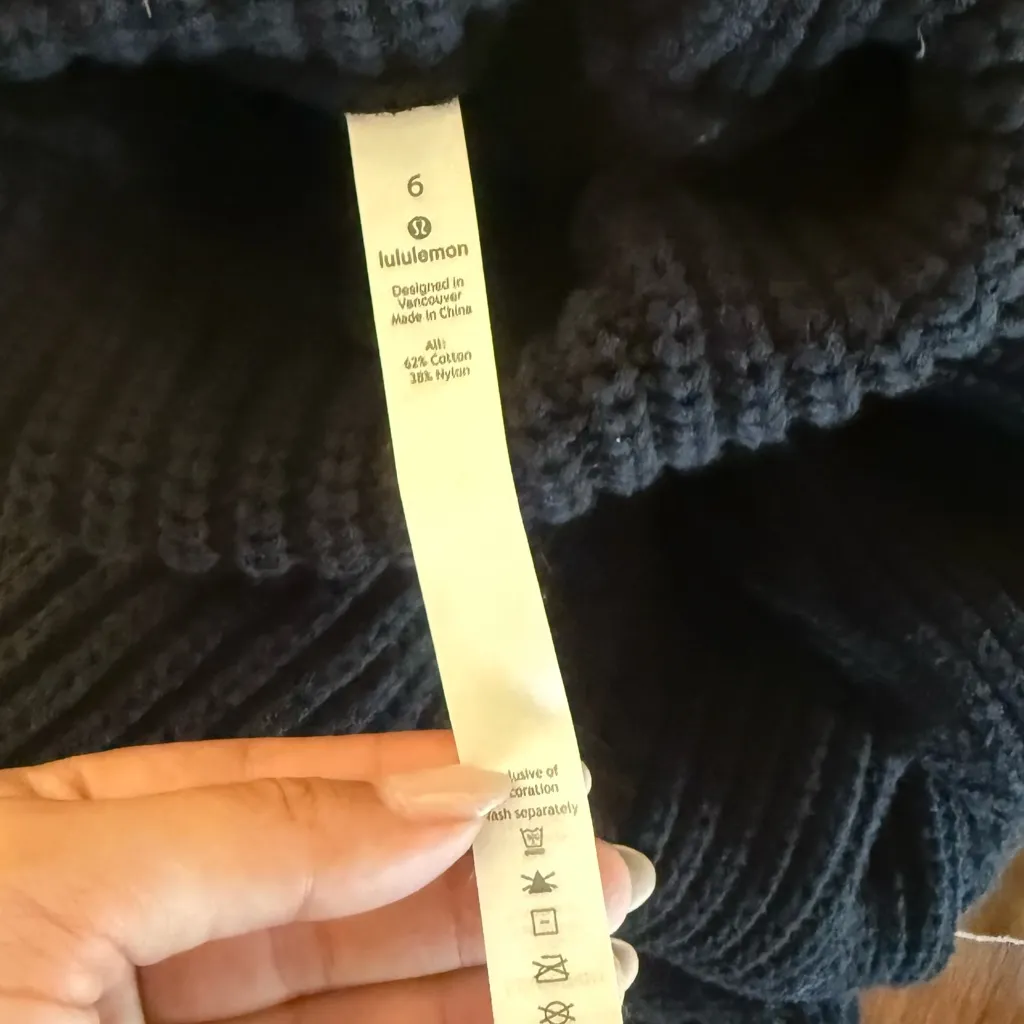 lululemon athletica Bring the Cozy Black Turtleneck Sweater - Image 7