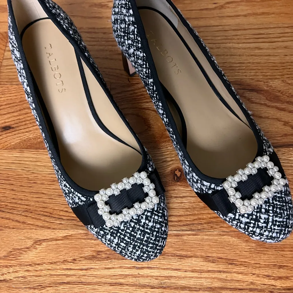 Talbots  Isadora Tweed Heels - Image 4