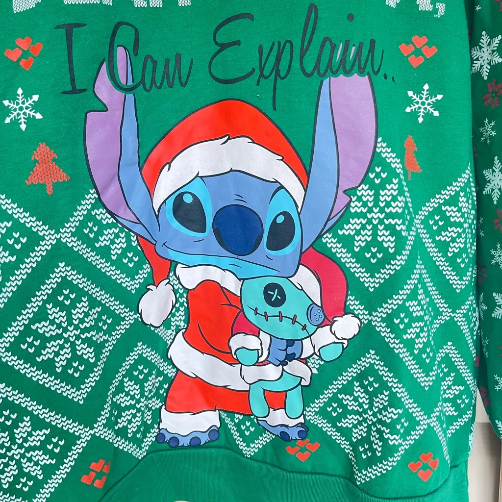 Disney stitch all over ugly Christmas sweater - Image 5