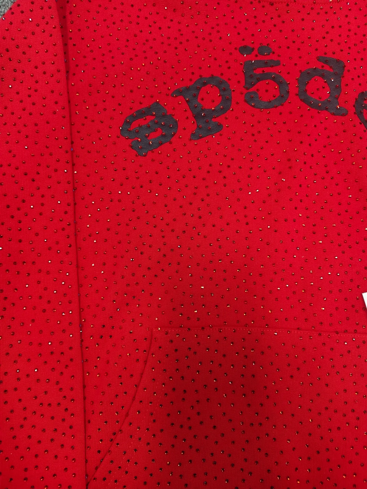 rhinestone spyder hoodie - Image 2