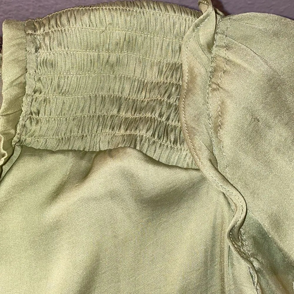 ✨Ruffle Sleeves Satin Blouse✨ - Image 5