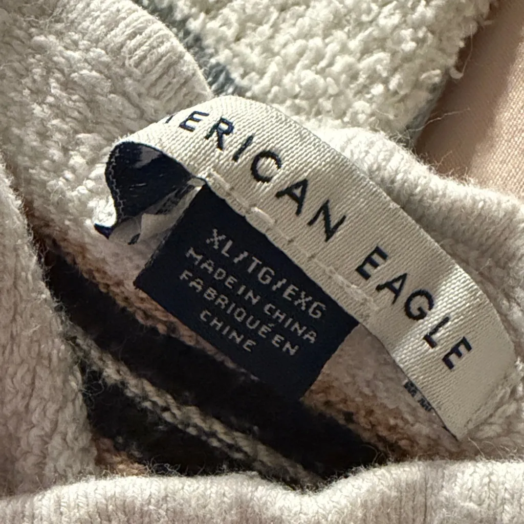 Black/White/ Tan Striped Knit Tube Top - Image 2