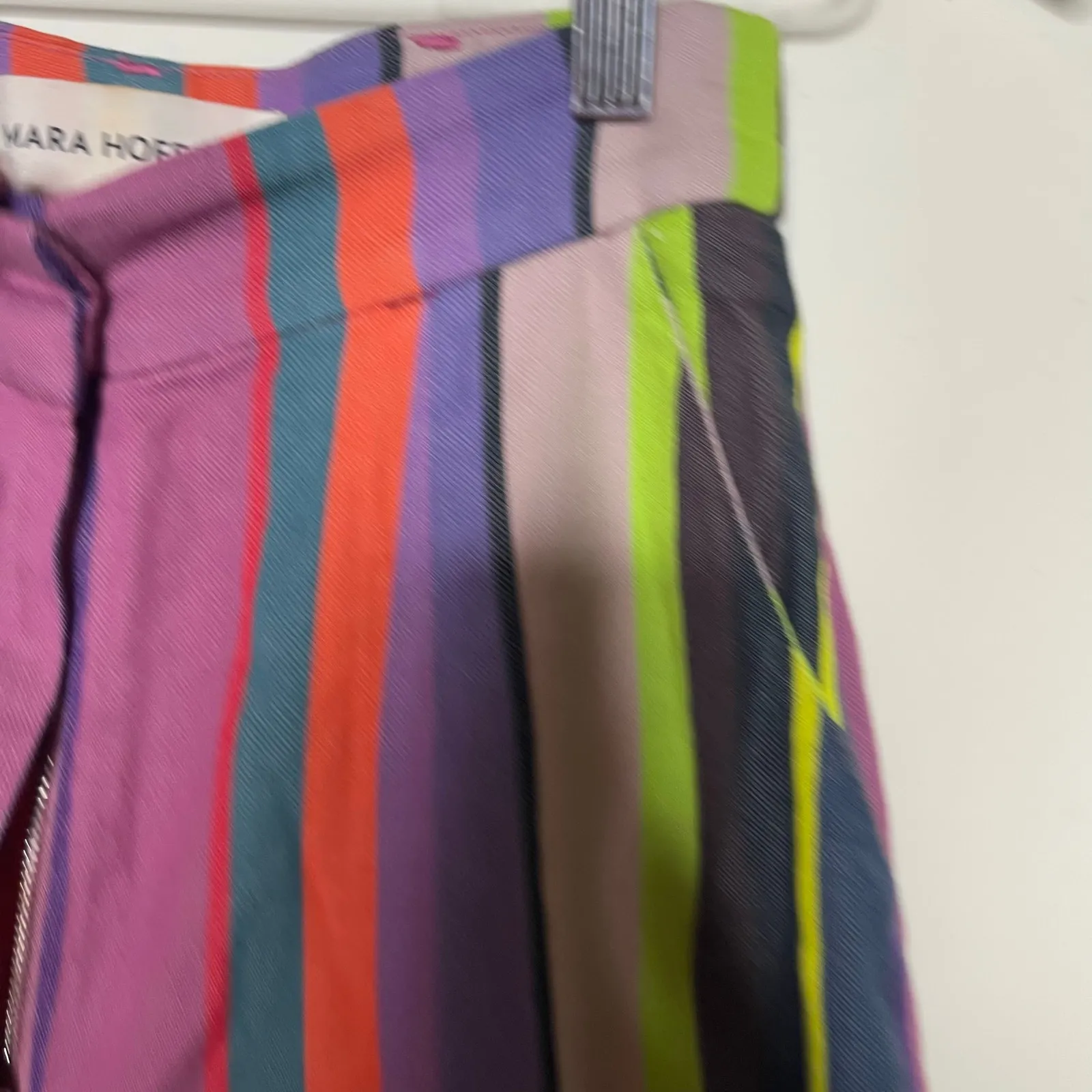 Mara Hoffman Aura Multicolor Rainbow Arpeggio Striped Pants 4 - Image 7