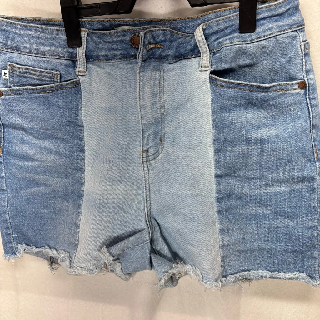 Judy Blue‎ Distressed Blue Jean Shorts Mid-Thigh - Image 5