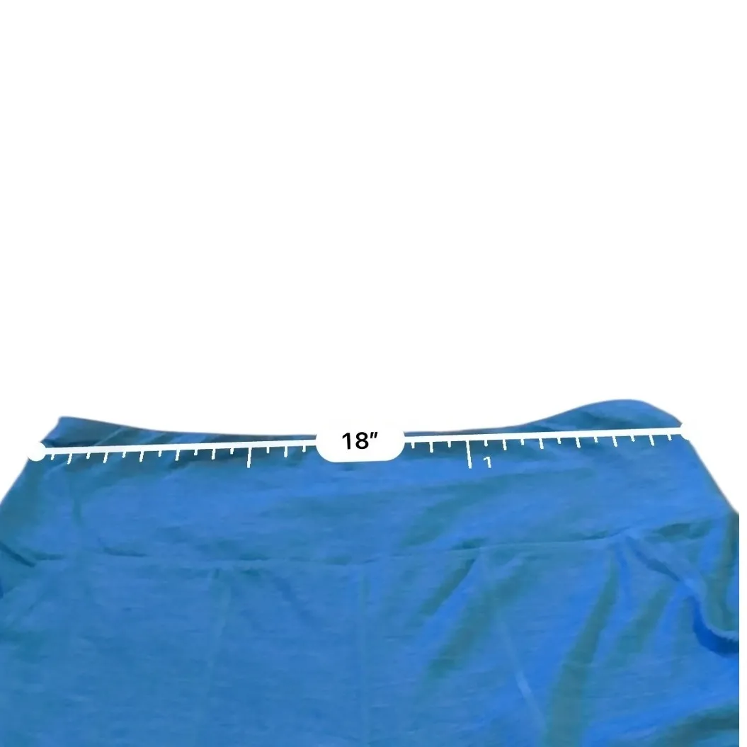 Torrid Active Capri‎ Leggings Size 2 Blue Heathered Pockets Workout Stretch - Image 6