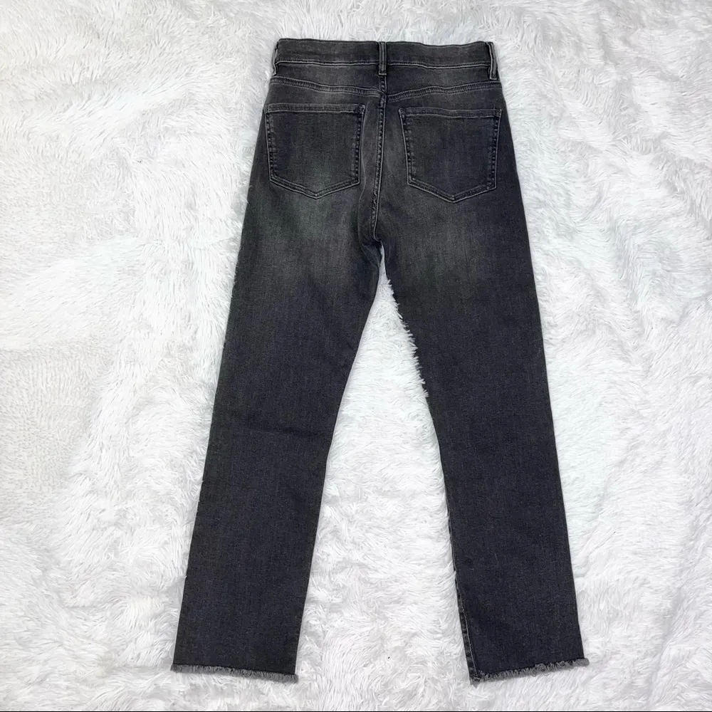 ELAN Smoky Black High Rise Straight Leg Button Fly Denim Jeans 26 NWOT - Image 8