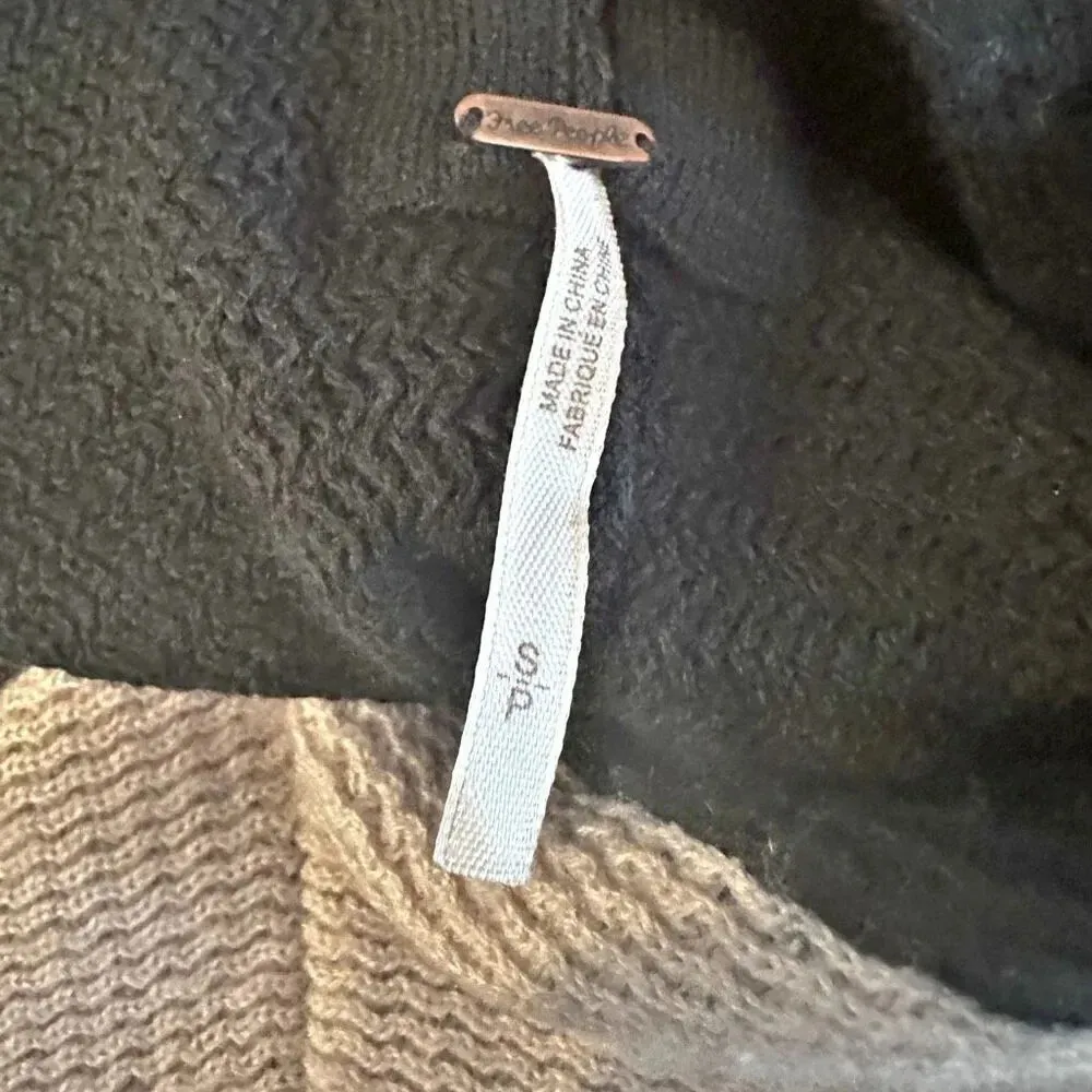 FREE PEOPLE | Wanderlust Midi Dress Neutral Combo Sweater Belted | Size Small - Image 10