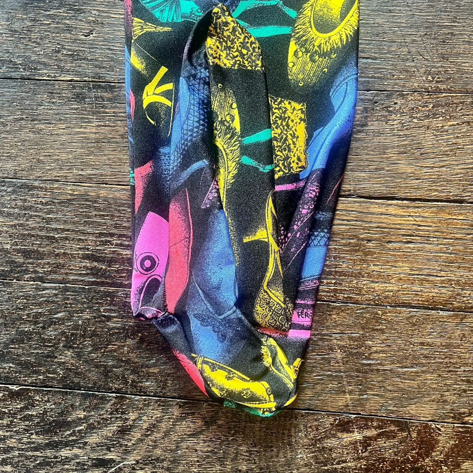 Salvatore Ferragamo Footed Pants Vintage 1990s Linda E Kendall J Hollywood Stars - Image 2