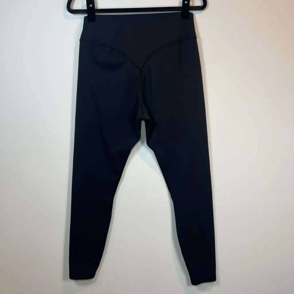 Sunzel Cross Front High Rise Leggings Black Stretch Skinny Yoga Gym Womens Sz XL - Image 6