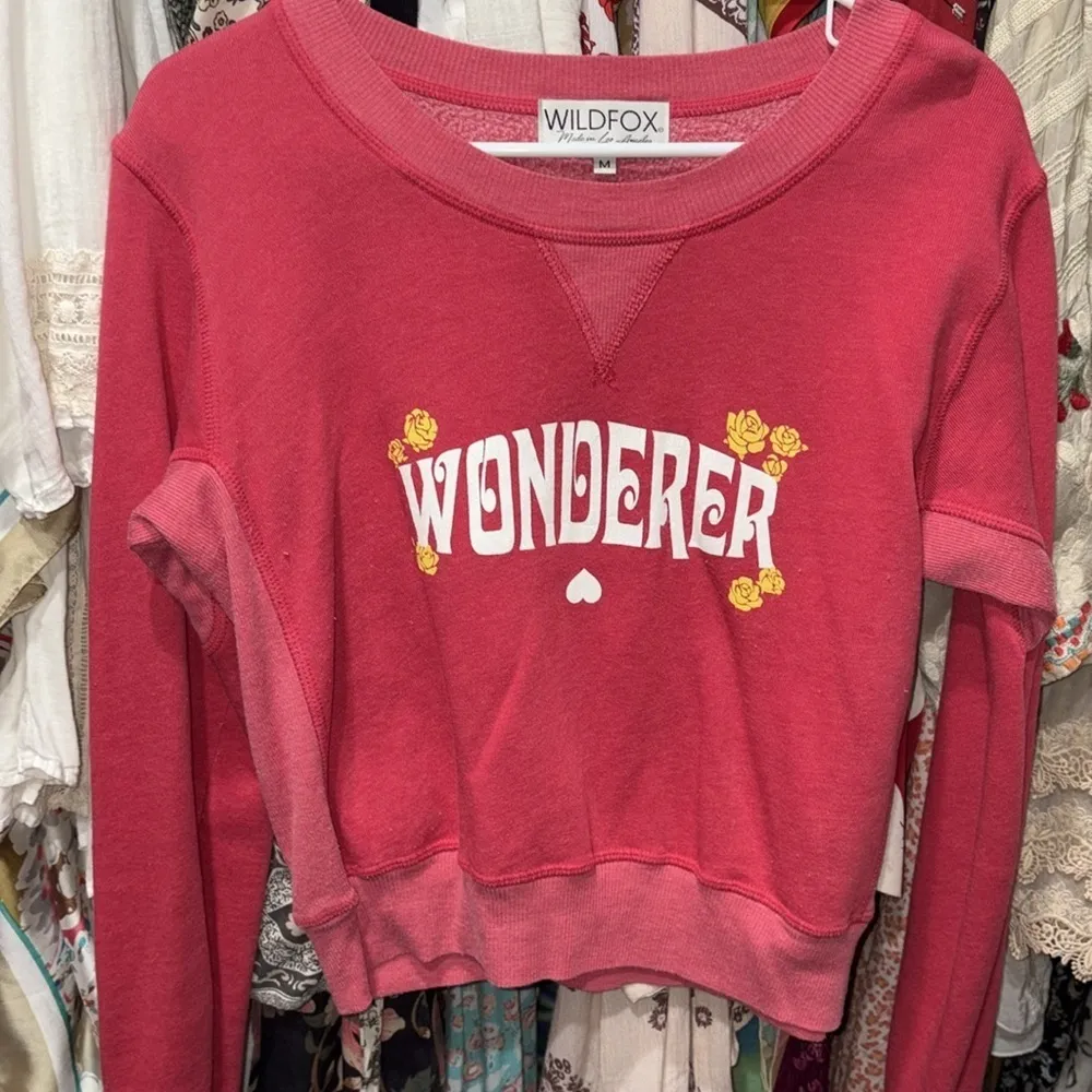 Wildfox Wonderer Cropped Sweatshirt - Image 5