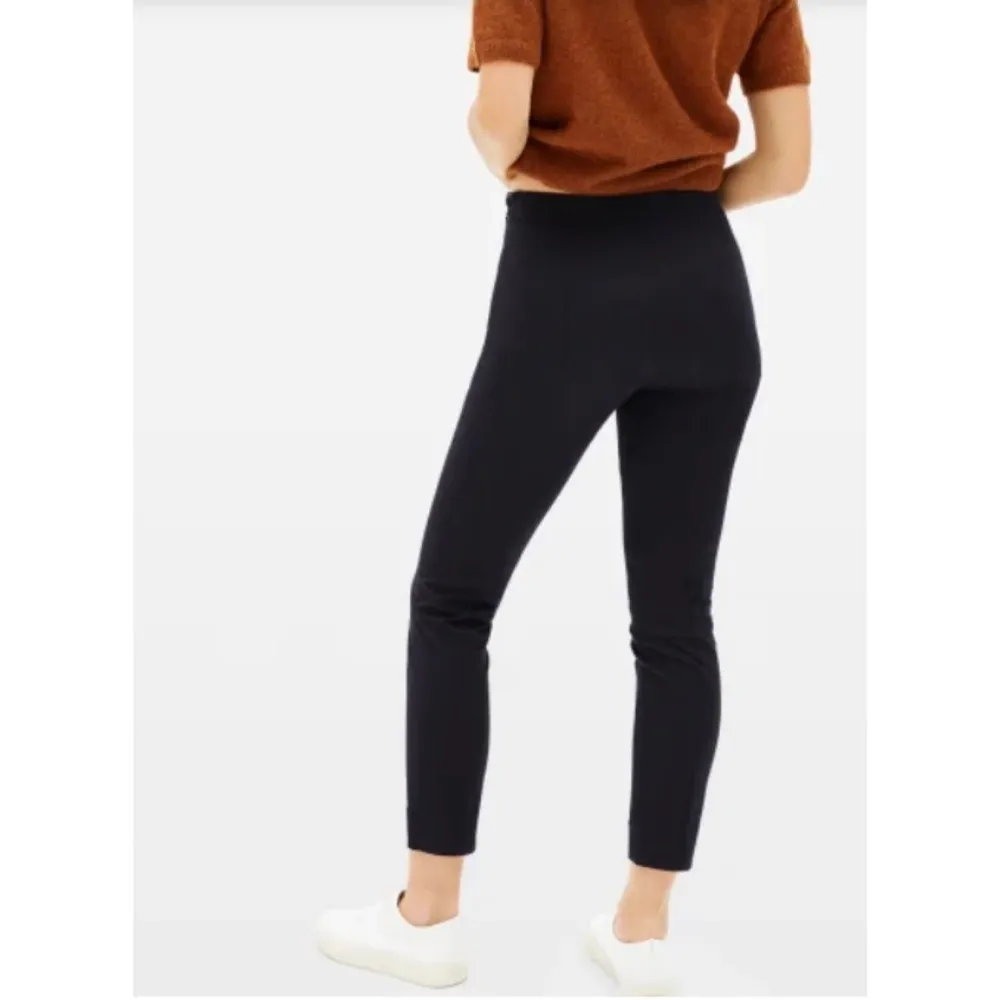 Everlane The Side-Zip Stretch Cotton Pant Black Size 0 - Image 3