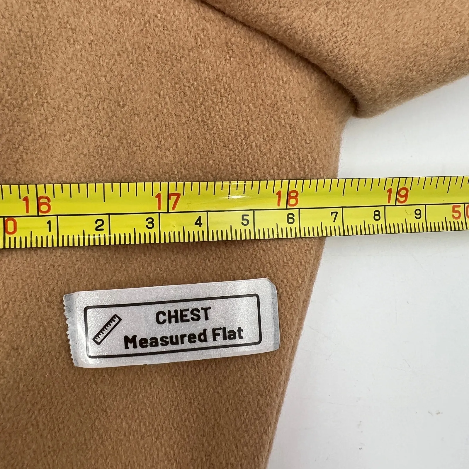 Bebe Wool Camel Coat Y2K - Image 4