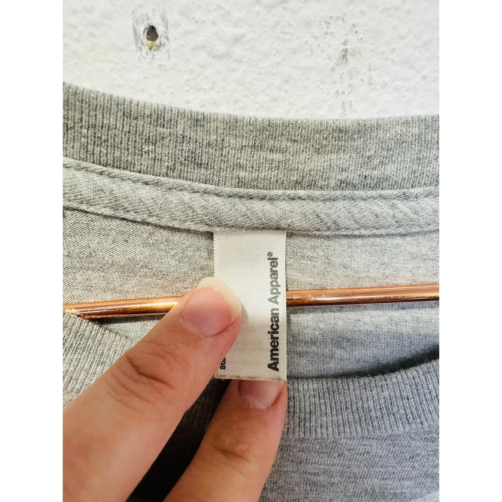 American Apparel OOO LA LA French Puffy Dress Lady Graphic Tee Size Large - Image 7