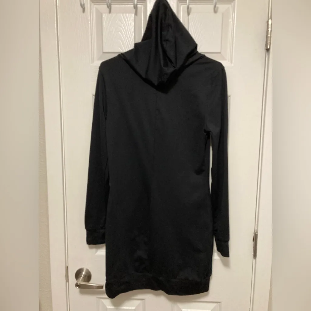 Fabletics Yukon Black Hoodie Dress - Image 10