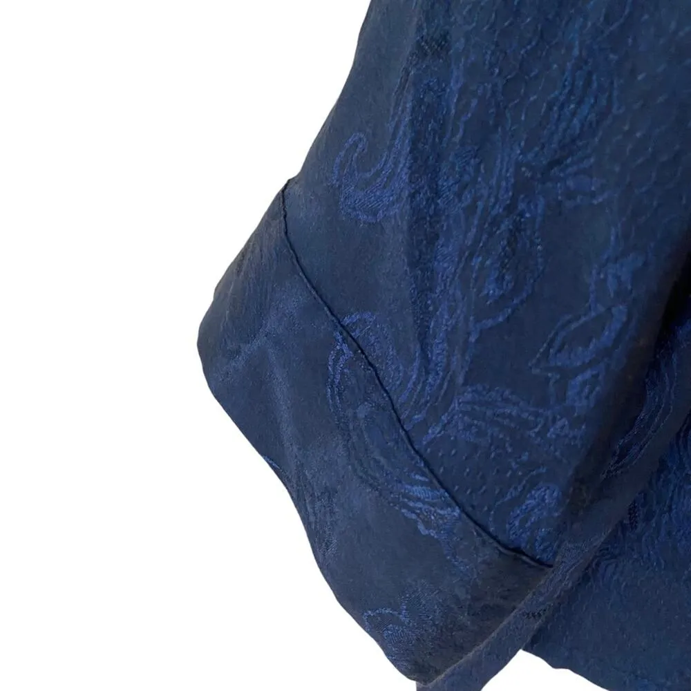 Victoria’s Secret Gold Label Blue Pajama Set stop Bottom Vintage Small - Image 5