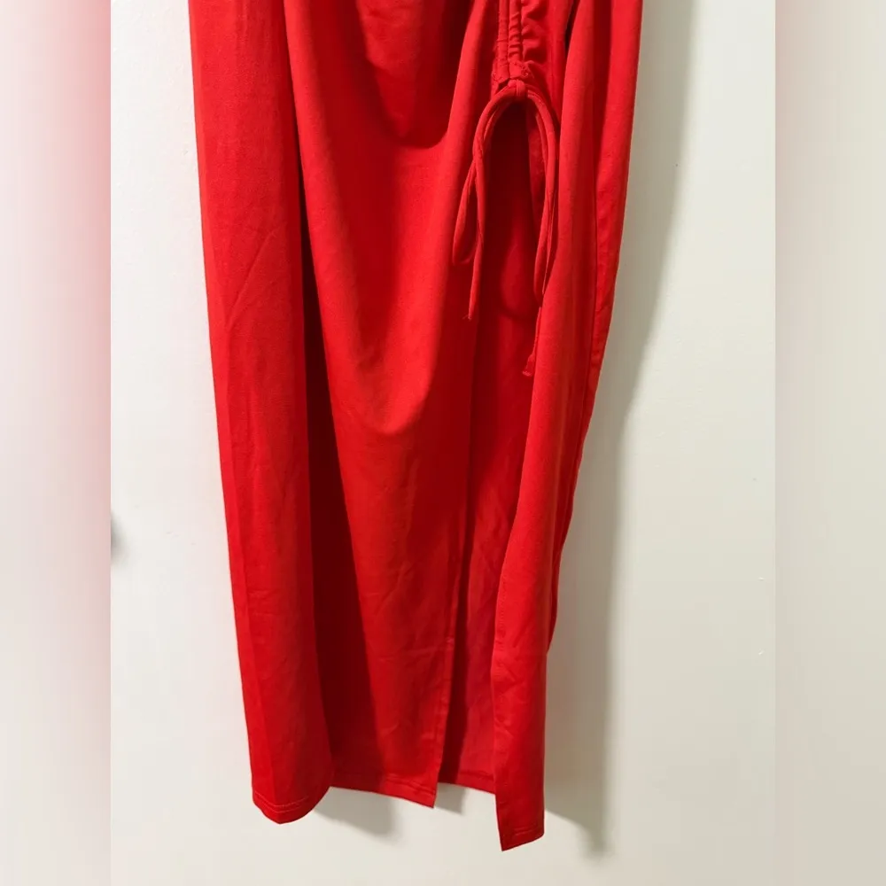 NWT Hello Molly Red Ruched Dress Size S - Image 6
