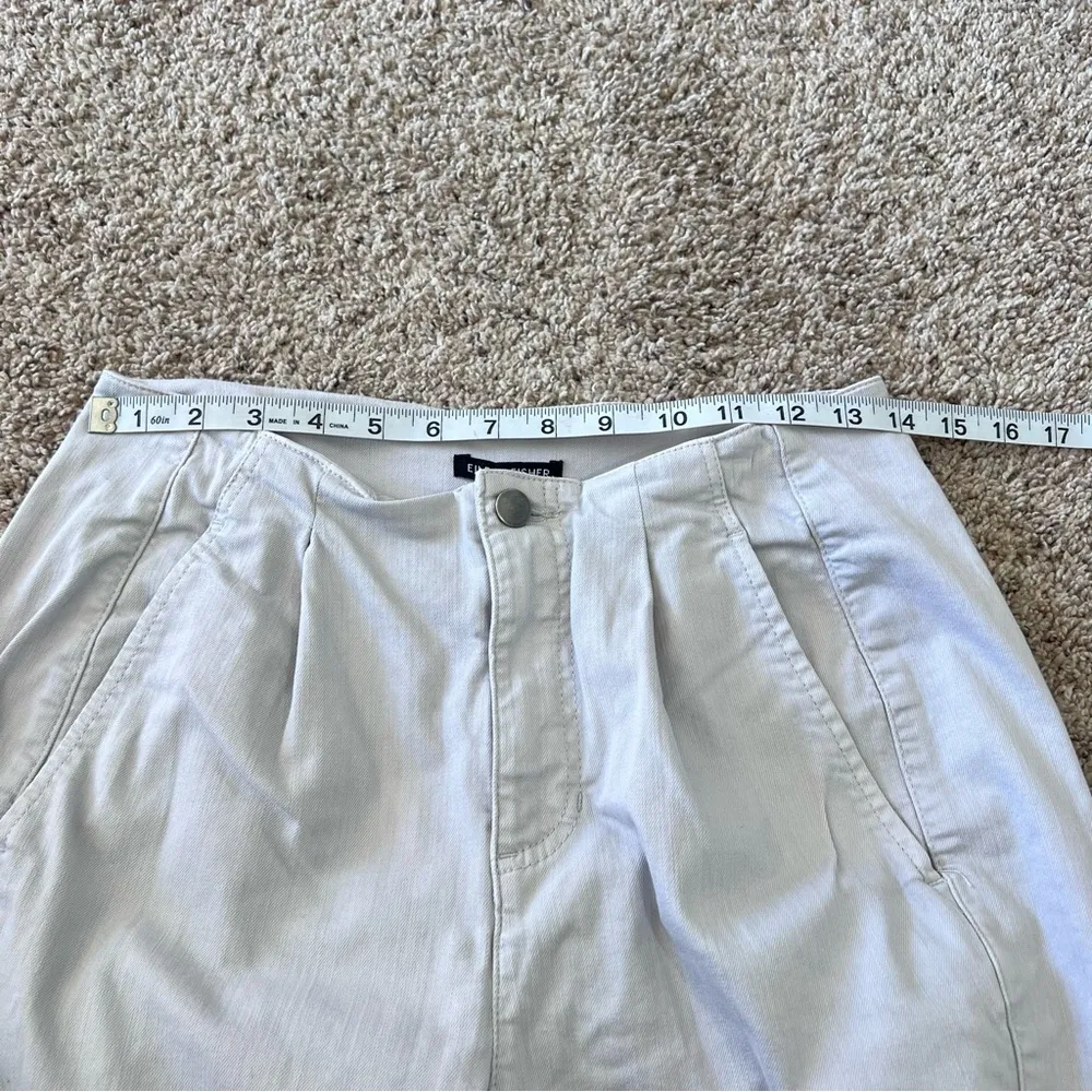 Eileen Fisher Organic Cotton Denim Tapered Pant - Image 9