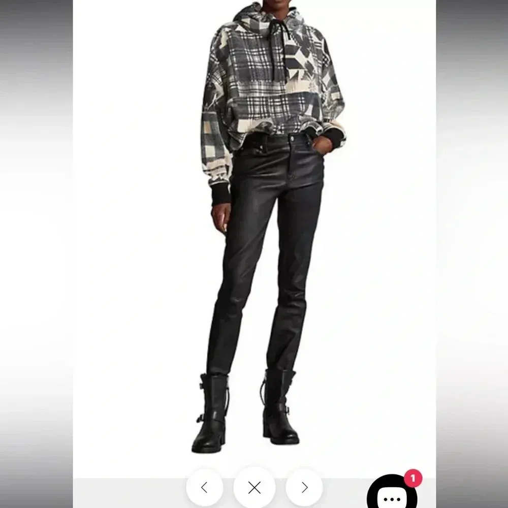 Polo Ralph Lauren Women’s Southwestern Geometric Patchwork Aztec Hoodie - Image 3