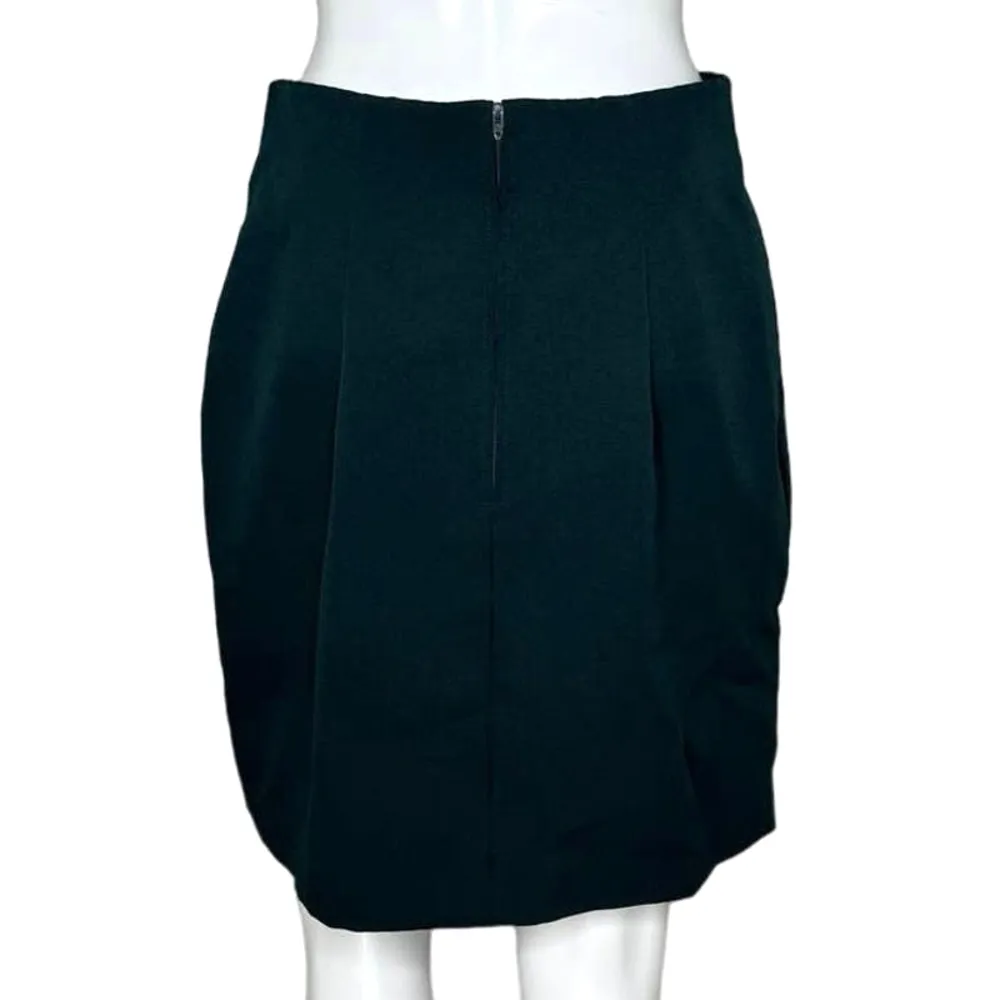All That Jazz Skirt Womens 4 Dark Green Pencil Skirt Straight Mini Retro Vintage - Image 4