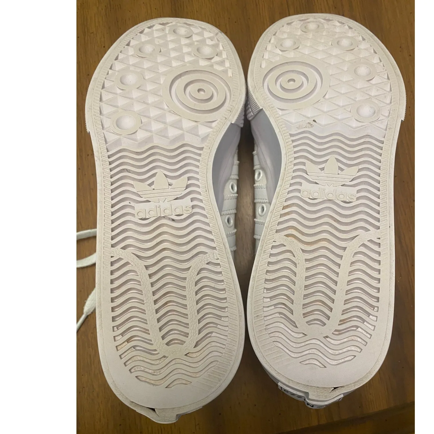 Adidas Nizza Platform Low Triple White Sneaker Womens US 9.5 Chunky Classic Shoe - Image 8