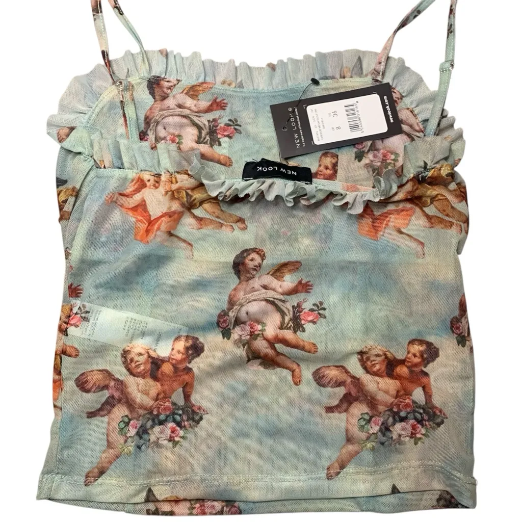 • New Look Cherub mesh cami size 4 - Image 2