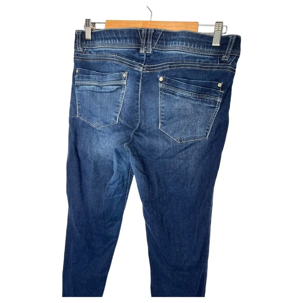 Democracy Jeans Womens 10 Ab Technology Raw Distressed Hem Mid Rise Blue - Image 8