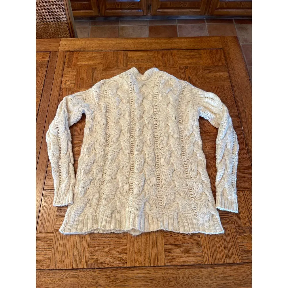 LA VIE by Rebecca Taylor Slub Merino Cardigan size XS/S - Image 8