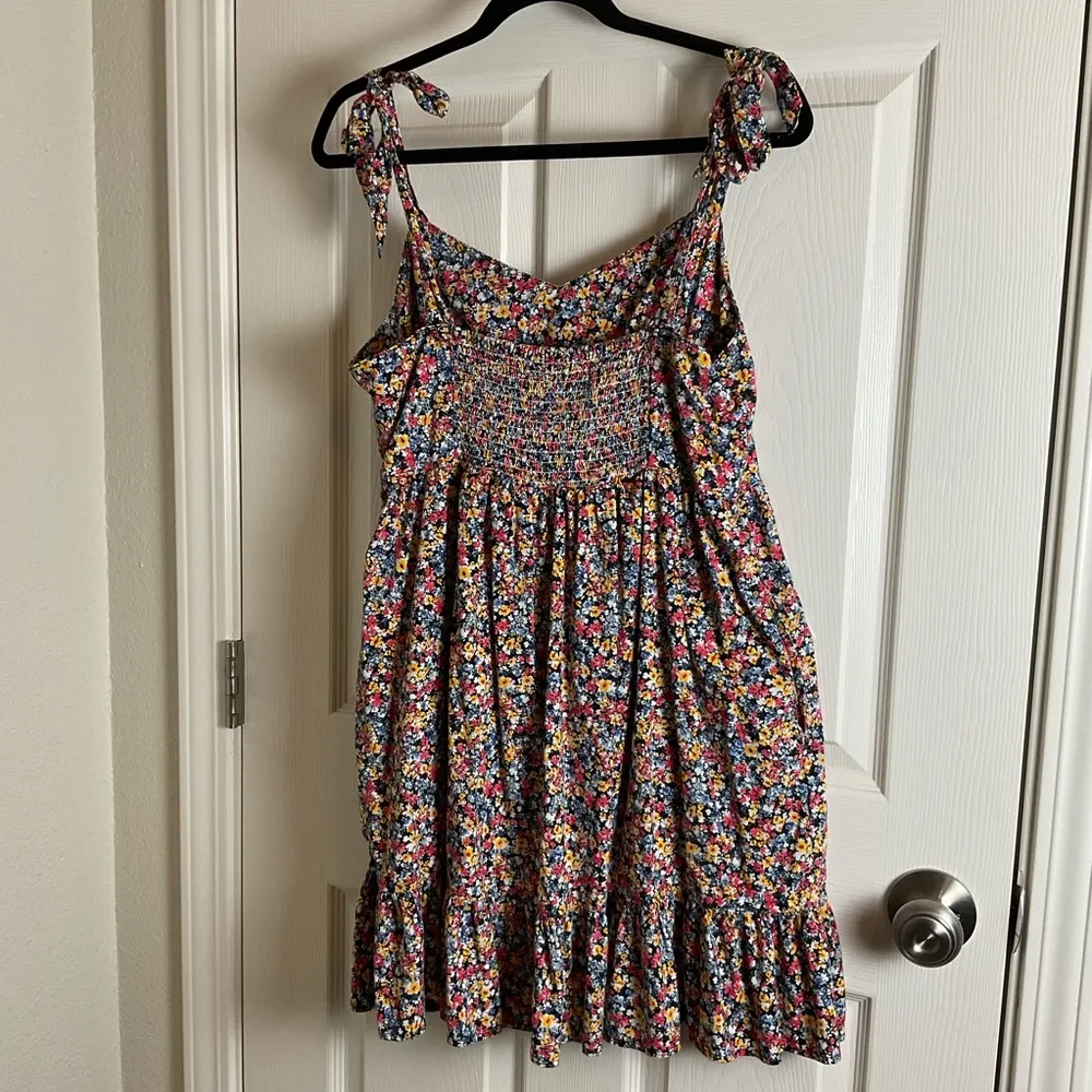 Old Navy Womens Tie Shoulder Floral Cami Mini Dress Size large petite - Image 10