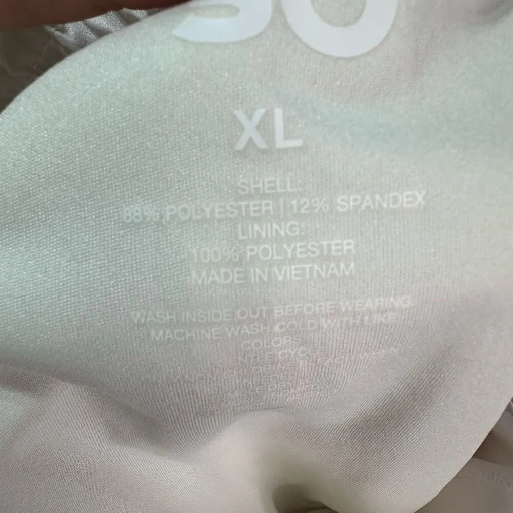 SO White Pull on‎ Built In Lined Shorts Athletic Shorts Pockets Size XL - Image 5