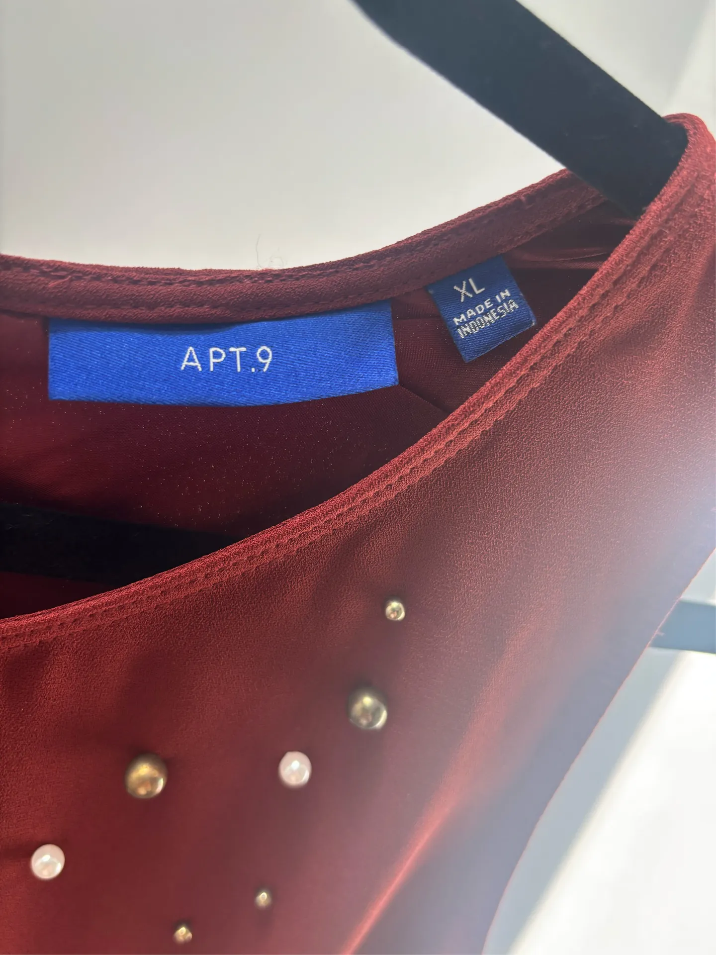 Apt. 9 Burnt Orange Embellished Midi Dress - Image 3