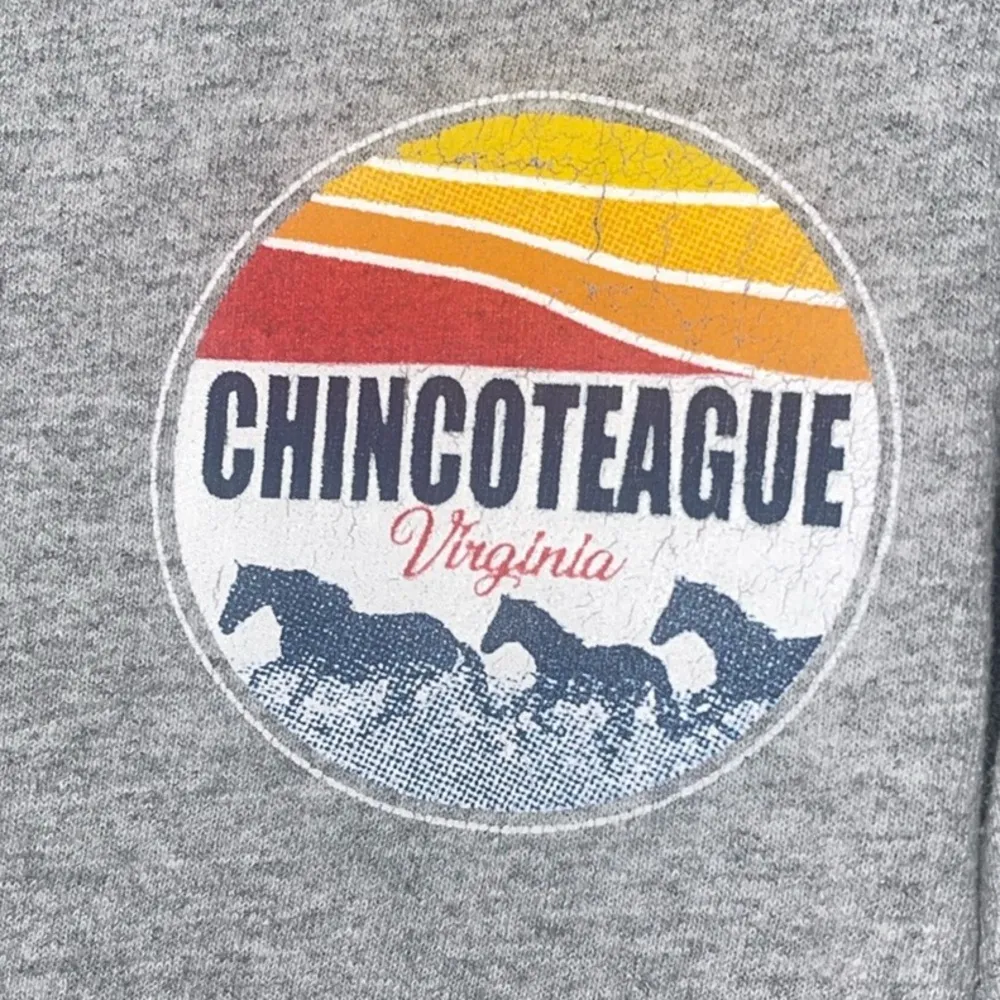 Chinoteague Island Virginia Wild Pony Roundup And Swim T Shirt Size Small - Image 4