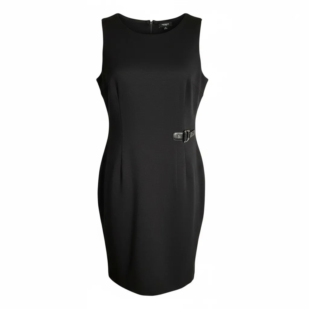 Premise Black Belted Mini Dress - Image 2