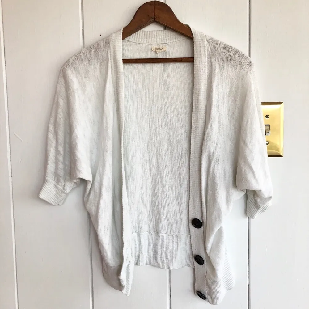 Aerie ⭐️ White Cardigan 3/4 Sleeve - Image 2