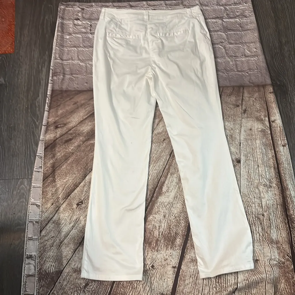 Chico’s White Jeans 0 Short Costal Minimalist Preppy Festival Boho Party Casual - Image 4