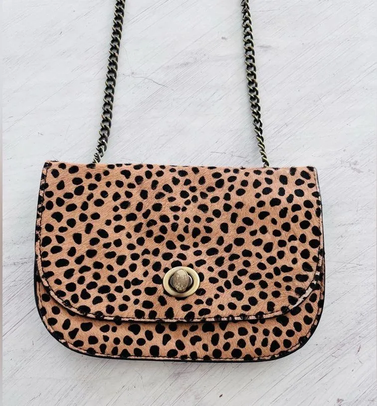 Anthropologie Leanna Crossbody Bag in Honey Black $68 - Image 3