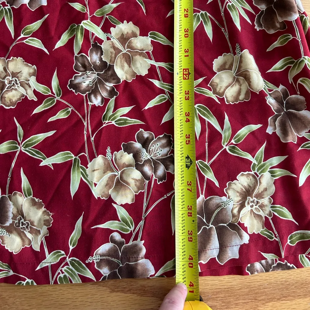 Tori Richard Honolulu Hawaii Size 10 Vintage Hawaiian Print Dress Sleeveless - Image 6