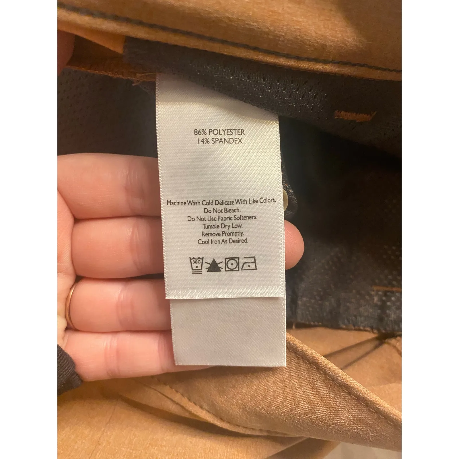 Adventurecore Outdoor Cargo Shorts Brown Eddie Bauer Men’s 42 Flex - Image 4