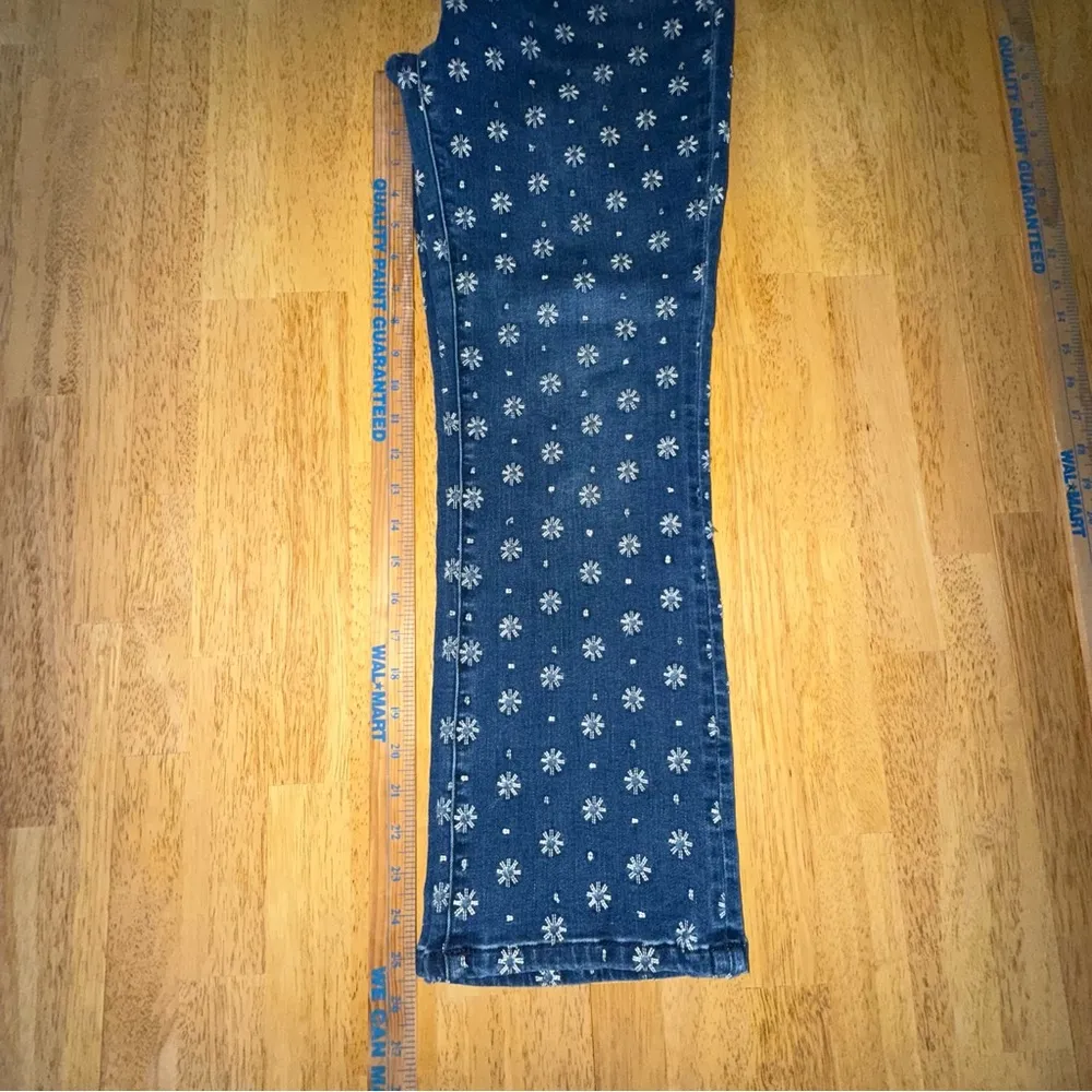 Anthropologie Pilcro embroidered Women's high rise cropped bootcut size 29 Jeans - Image 13