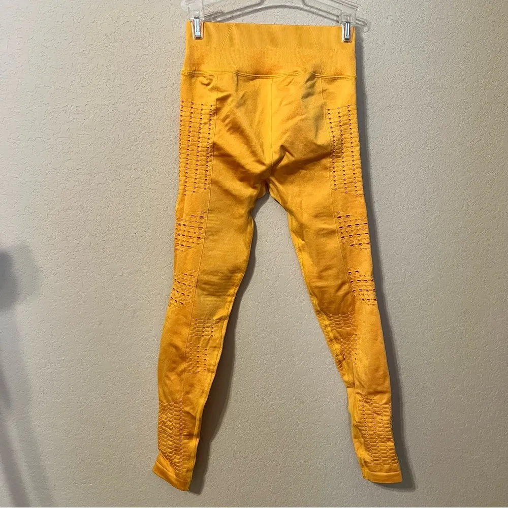 Gymshark Yellow Glow Seamless Leggings - Image 9